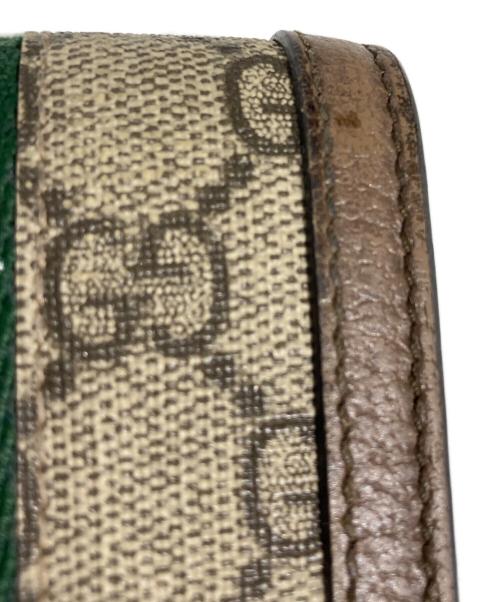 GUCCI（グッチ）GUCCI (グッチ) GG カードケース ブラウンの古着・服飾アイテム