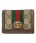 GUCCI（グッチ）の古着「GG カードケース」｜ブラウン