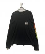 CHROME HEARTSクロムハーツ）の古着「BACK GRAD CIRCLE LOGO L/S TEE」｜ブラック