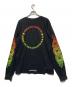 CHROME HEARTS (クロムハーツ) BACK GRAD CIRCLE LOGO L/S TEE ブラック サイズ:L：70000円