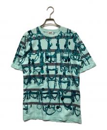 HERMES（エルメス）の古着「Vintage 柄Tシャツ」｜ブルー