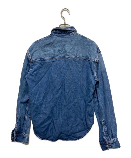 Noble（ノーブル）NOBLE (ノーブル) 25AW スージングデニムビッグポケットシャツ ネイビー サイズ:freeの古着・服飾アイテム