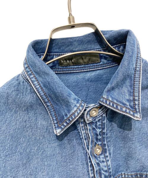 Noble（ノーブル）NOBLE (ノーブル) 25AW スージングデニムビッグポケットシャツ ネイビー サイズ:freeの古着・服飾アイテム