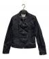 Vivienne Westwood man（ヴィヴィアン ウェストウッド マン）の古着「ユニオンジャックジップコーティングデニムジャケット」｜ブラック