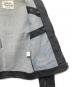 中古・古着 Vivienne Westwood man (ヴィヴィアン ウェストウッド マン) ユニオンジャックジップコーティングデニムジャケット ブラック サイズ:44：30000円
