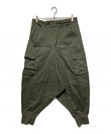 定価2万★glamb（グラム）サルエルパンツ ジョッパーズパンツ（カーキ・4） 中古・古着通販】glamb (グラム) Fillipo wide pants/サルエルパンツ
