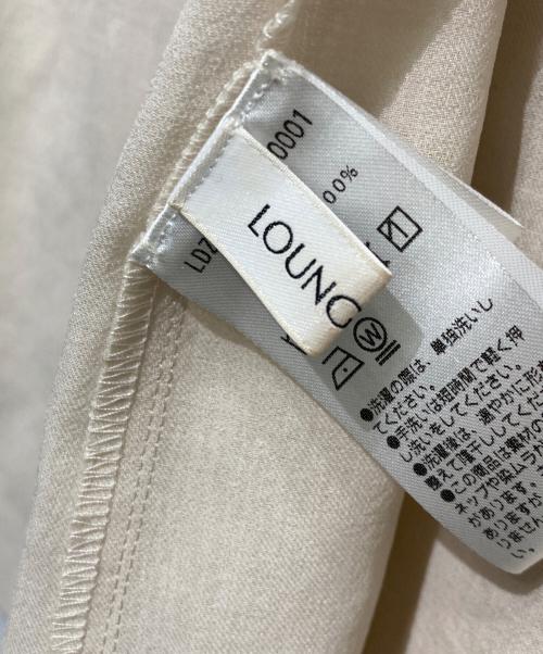Loungedress（ラウンジドレス）Loungedress (ラウンジドレス) リネンライクシアージャケット/ダブルジャケット ベージュ サイズ:freeの古着・服飾アイテム