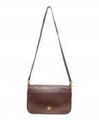COACHコーチ）の古着「レザーショルダーバッグ」｜ブラウン
