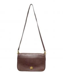 COACH（コーチ）の古着「レザーショルダーバッグ」｜ブラウン