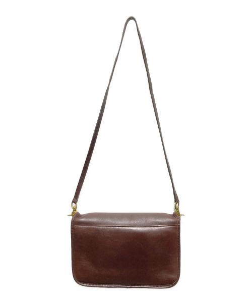 COACH（コーチ）COACH (コーチ) レザーショルダーバッグ ブラウンの古着・服飾アイテム