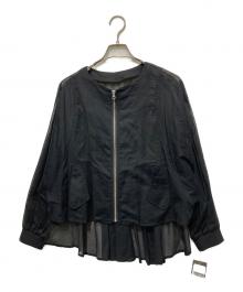 CLOVE（クローブ）の古着「フリルシアーブルゾン」｜ブラック