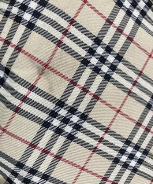 BURBERRY（バーバリー）BURBERRY (バーバリー) ノヴァチェックナイロンキャンパストートバッグ ブラックの古着・服飾アイテム