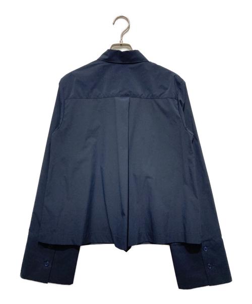 ELLIE（エリー）ELLIE (エリー) シャツブラウス ネイビー サイズ:FREEの古着・服飾アイテム