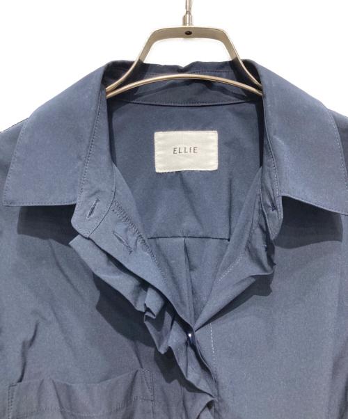 ELLIE（エリー）ELLIE (エリー) シャツブラウス ネイビー サイズ:FREEの古着・服飾アイテム