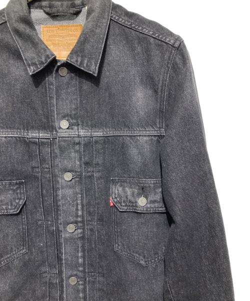 LEVI'S（リーバイス）LEVI'S (リーバイス) BIOTOP (ビオトープ) 25SS 別注 ヴィンテージ加工 2ndタイプ デニムジャケット ブラック サイズ:Sの古着・服飾アイテム