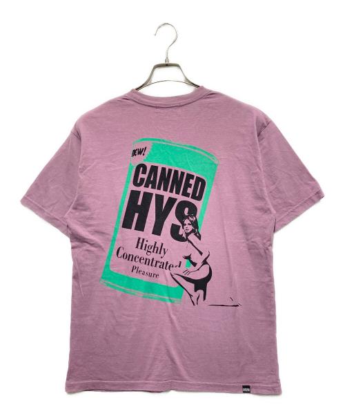 Hysteric Glamour（ヒステリックグラマー）Hysteric Glamour (ヒステリックグラマー) プリントTシャツ パープル サイズ:Mの古着・服飾アイテム