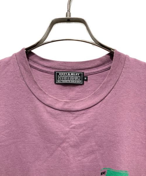 Hysteric Glamour（ヒステリックグラマー）Hysteric Glamour (ヒステリックグラマー) プリントTシャツ パープル サイズ:Mの古着・服飾アイテム