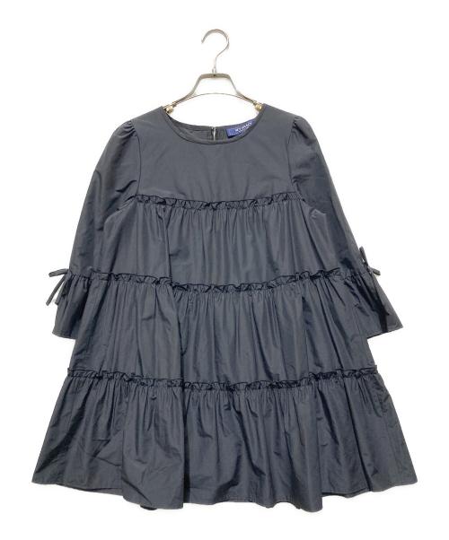 M'S GRACY（エムズグレイシー）M'S GRACY (エムズグレイシー) ティアードブラウス ブラック サイズ:38の古着・服飾アイテム