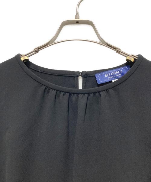 M'S GRACY（エムズグレイシー）M'S GRACY (エムズグレイシー) チュニックブラウス ブラック サイズ:38の古着・服飾アイテム