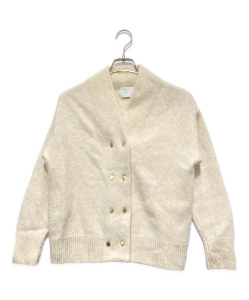 Noble（ノーブル）Noble (ノーブル) ヤク ダブルボタンニットカーディガン ベージュ サイズ:FREEの古着・服飾アイテム