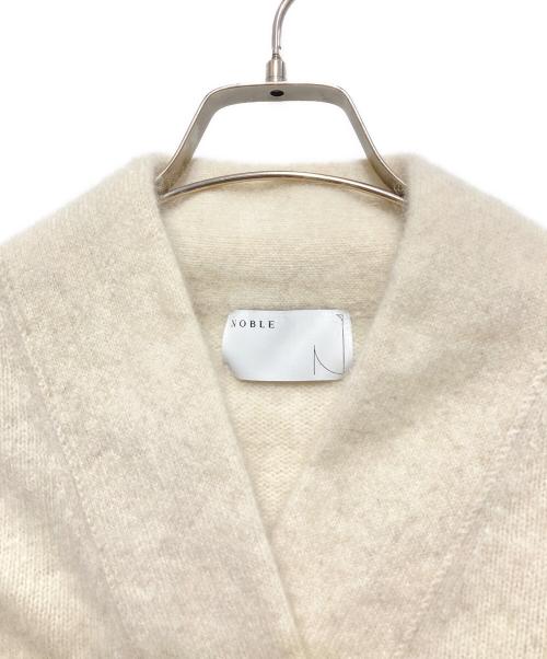Noble（ノーブル）Noble (ノーブル) ヤク ダブルボタンニットカーディガン ベージュ サイズ:FREEの古着・服飾アイテム
