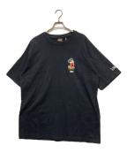 KITH×DISNEYキス×ディズニー）の古着「90s Classic Logo Mickey Mouse Tee」｜ブラック