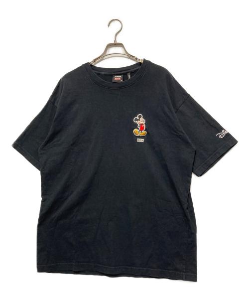 KITH（キス）KITH (キス) Disney (ディズニー) 90s Classic Logo Mickey Mouse Tee ブラック サイズ:XLの古着・服飾アイテム