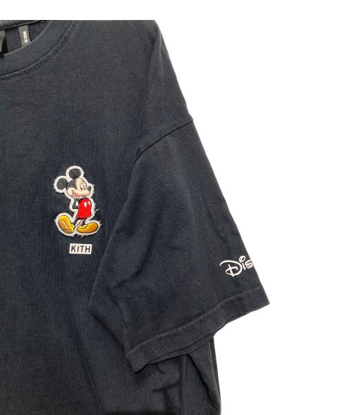 KITH（キス）KITH (キス) Disney (ディズニー) 90s Classic Logo Mickey Mouse Tee ブラック サイズ:XLの古着・服飾アイテム