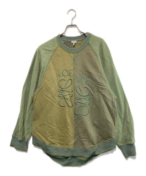 LOEWE（ロエベ）LOEWE (ロエベ) 21SSアナグラムスウェット カーキ サイズ:Mの古着・服飾アイテム