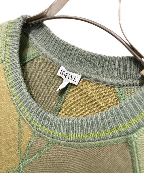 LOEWE（ロエベ）LOEWE (ロエベ) 21SSアナグラムスウェット カーキ サイズ:Mの古着・服飾アイテム