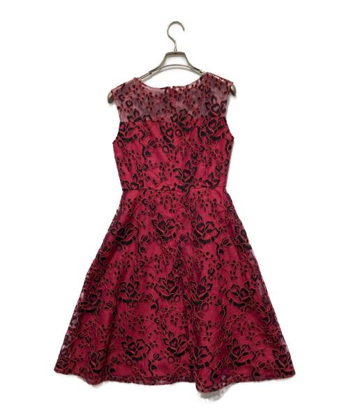 GRACE CONTINENTAL（（グレースコンチネンタル）GRACE CONTINENTAL (（グレースコンチネンタル) レースワンピース レッド サイズ:36の古着・服飾アイテム