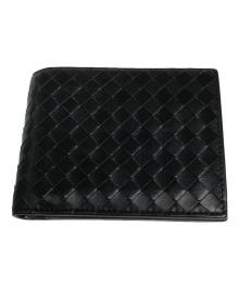 BOTTEGA VENETA（ボッテガベネタ）の古着「2つ折り財布」｜ブラック