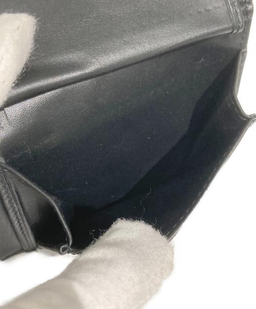 BOTTEGA VENETA（ボッテガベネタ）BOTTEGA VENETA (ボッテガベネタ) 2つ折り財布 ブラックの古着・服飾アイテム