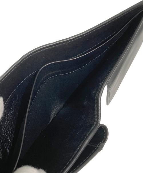 BOTTEGA VENETA（ボッテガベネタ）BOTTEGA VENETA (ボッテガベネタ) 2つ折り財布 ブラックの古着・服飾アイテム