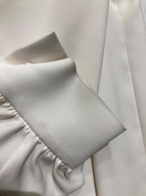 theory luxe（セオリーリュクス）theory luxe (セオリーリュクス) Marvine Jina J ボウタイリボンブラウス ホワイト サイズ:38の古着・服飾アイテム