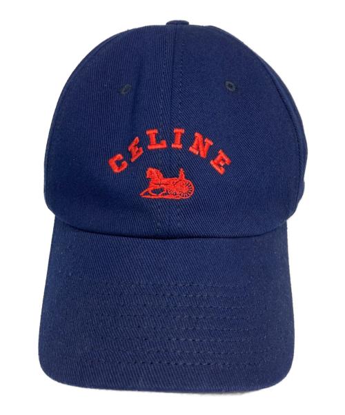 CELINE（セリーヌ）CELINE (セリーヌ) リシュリューキャップ ネイビーの古着・服飾アイテム