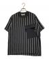 CULLNI（クルニ）の古着「ストライプTシャツ」｜ブラック