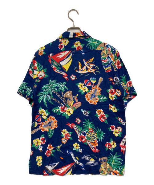 POLO RALPH LAUREN（ポロ・ラルフローレン）POLO RALPH LAUREN (ポロ・ラルフローレン) ポロベアアロハシャツ ネイビー サイズ:Sの古着・服飾アイテム