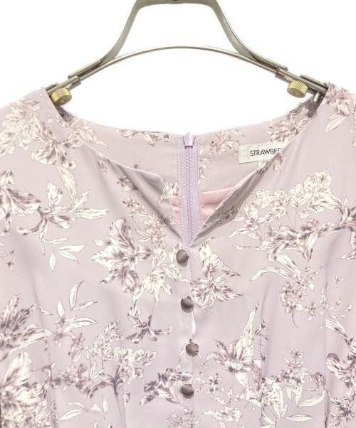 STRAWBERRY FIELDS（ストロベリーフィールズ）STRAWBERRY FIELDS (ストロベリーフィールズ) 花柄ワンピース ピンク サイズ:2 未使用品の古着・服飾アイテム