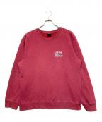stussyステューシー）の古着「ドラゴンプリントスウェット」｜レッド