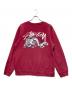 stussy (ステューシー) ドラゴンプリントスウェット レッド サイズ:M：9000円