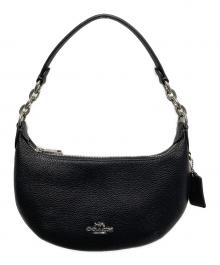 COACH（コーチ）の古着「シグネチャーショルダーバッグ」｜ブラウン×ブラック