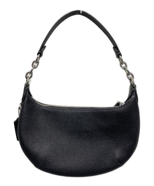COACH（コーチ）COACH (コーチ) シグネチャーショルダーバッグ ブラウン×ブラックの古着・服飾アイテム
