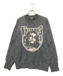 Hysteric Glamour（ヒステリックグラマー）の古着「ENDLESS ROCK編込 セーター」｜グレー