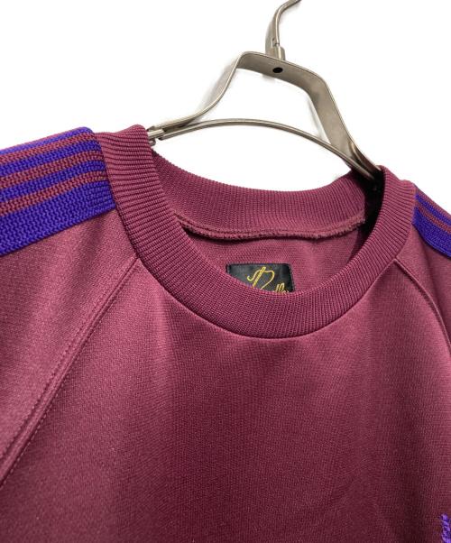 Needles（ニードルズ）Needles (ニードルズ) TRACK CREW NECK SHIRT ボルドー サイズ:Sの古着・服飾アイテム