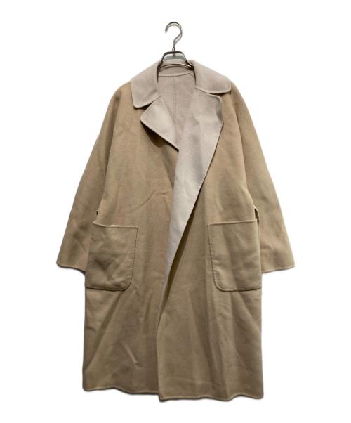 WEEKEND Max Mara（ウィークエンド マックスマーラ）WEEKEND Max Mara (ウィークエンド マックスマーラ) RAILリバーシブルダブルフェイスコート ベージュ サイズ:40の古着・服飾アイテム