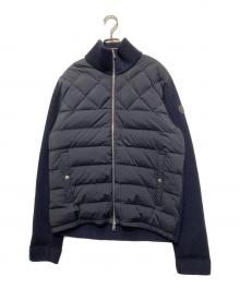 MONCLER（モンクレール）の古着「CARDIGAN TRICOT ダウンジャケット」｜ネイビー