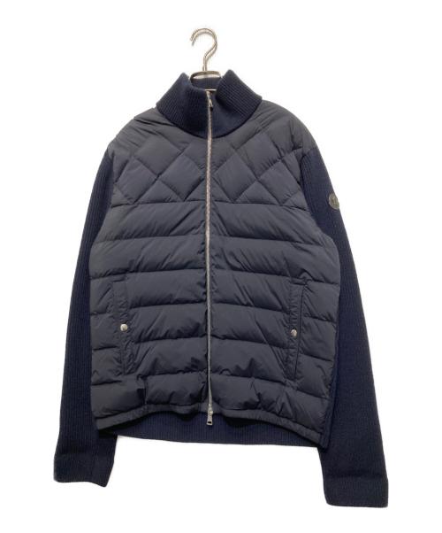 MONCLER（モンクレール）MONCLER (モンクレール) CARDIGAN TRICOT ダウンジャケット ネイビー サイズ:XXLの古着・服飾アイテム
