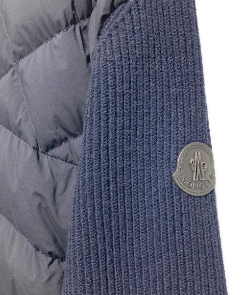 MONCLER（モンクレール）MONCLER (モンクレール) CARDIGAN TRICOT ダウンジャケット ネイビー サイズ:XXLの古着・服飾アイテム
