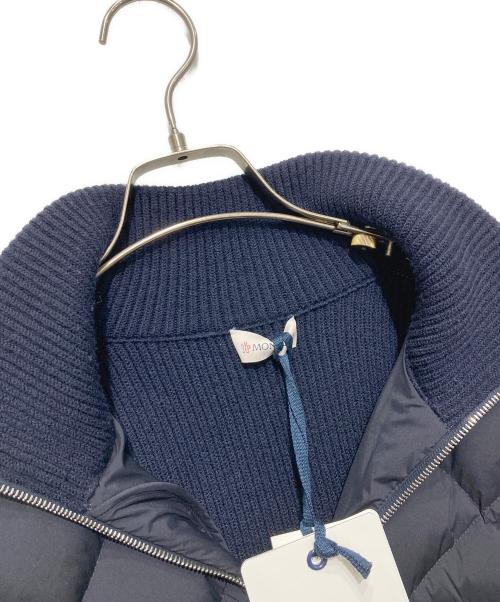 MONCLER（モンクレール）MONCLER (モンクレール) CARDIGAN TRICOT ダウンジャケット ネイビー サイズ:XXLの古着・服飾アイテム